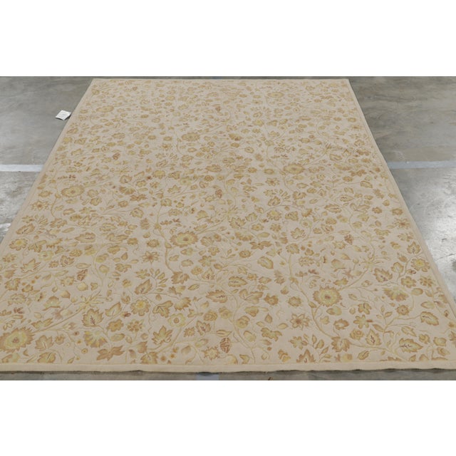 Handwoven in wool, this 6x9 contemporary rug by Rug & Kilim is inspired by antique Tudor rugs, flatweaves and tapestries—a...