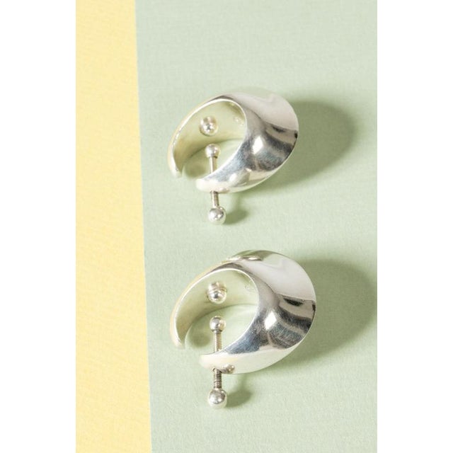 Nanna Ditzel Vintage #126 Earrings by Nanna Ditzel, Set of 2 For Sale - Image 4 of 9