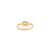 Yellow 14k Gold Retro Yellow Sapphire Solitaire Ring Size 6.5 For Sale - Image 8 of 14