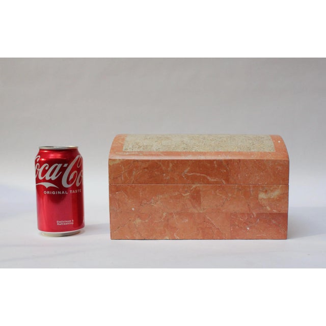 Vintage Tessellated Stone Jewelry Box by Maitland Smith For Sale - Image 10 of 13