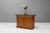 French Louis Philippe style commode in elm with original marble top. Circa 1870.