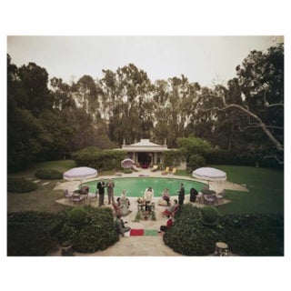 Slim Aarons, Beverly Hills Pool Party, Estate Stamped Photographic Print, 1952 / 2020s For Sale