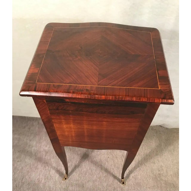 Small Rococo Style Chest of Drawers/Nightstand, France 19th Century For Sale In Boston - Image 6 of 8