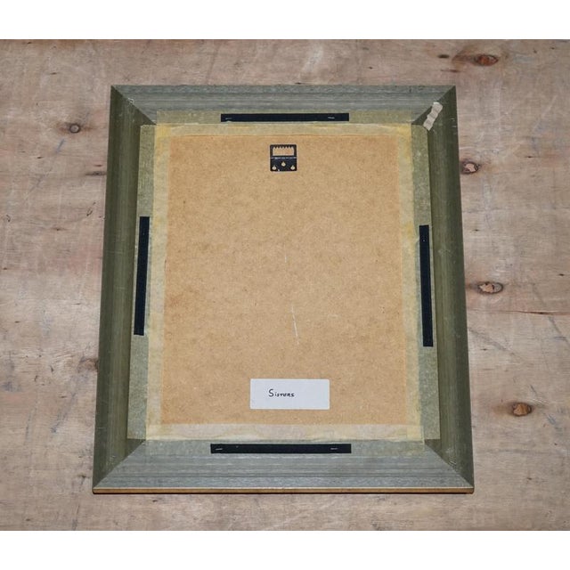 Two Sisters Posing Print, Framed For Sale - Image 9 of 10