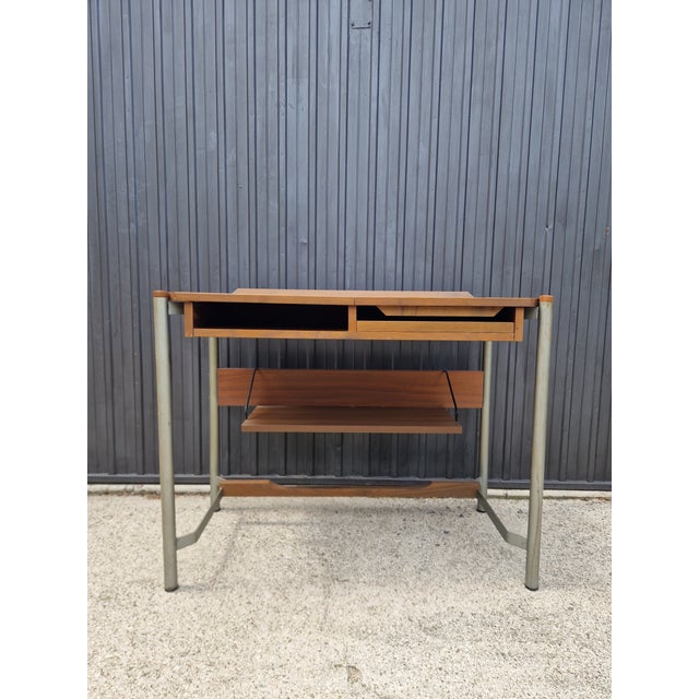 Brown Dressing Table from IDIV, Italy, 1950s For Sale - Image 8 of 18