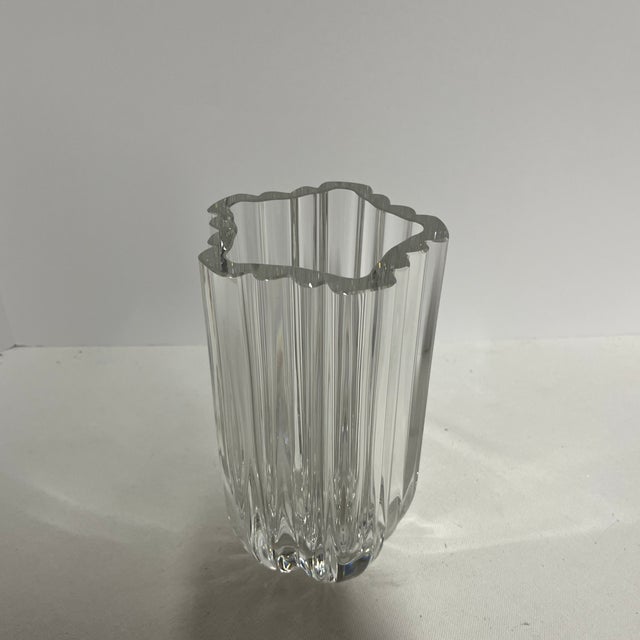 Beautiful Crystal Art glass from Kosta Boda signed and numbered by Anna Ehrner. This is a very thick and heavy piece and...