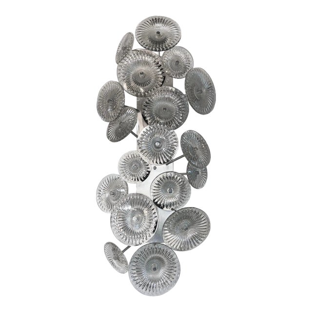 Floral Cluster Wall Sconce For Sale