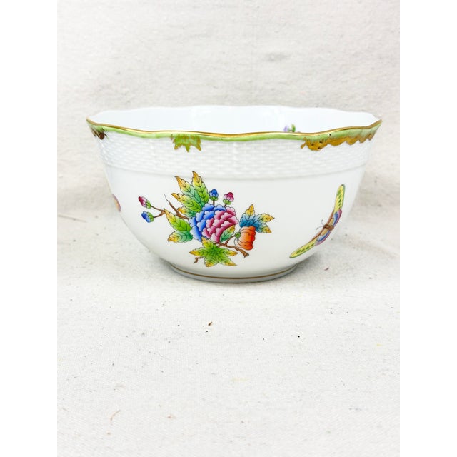 Elevate your tablescape or display cabinet with this exquisite, authentic vintage porcelain bowl from the world-renowned...