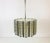 1960s Mid-Century Modern Ice Glass and Metal Circular Chandelier From Kaiser Leuchten, Germany For Sale - Image 10 of 12