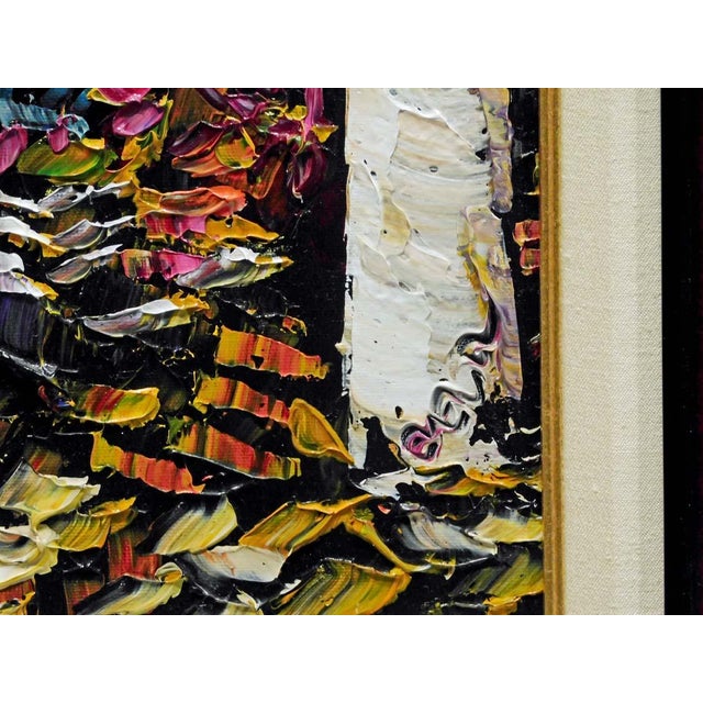 2010s Maya Eventov "Fall Brillance Suite" Original Oil on Canvas Tree Hand Signed, Framed For Sale - Image 5 of 8