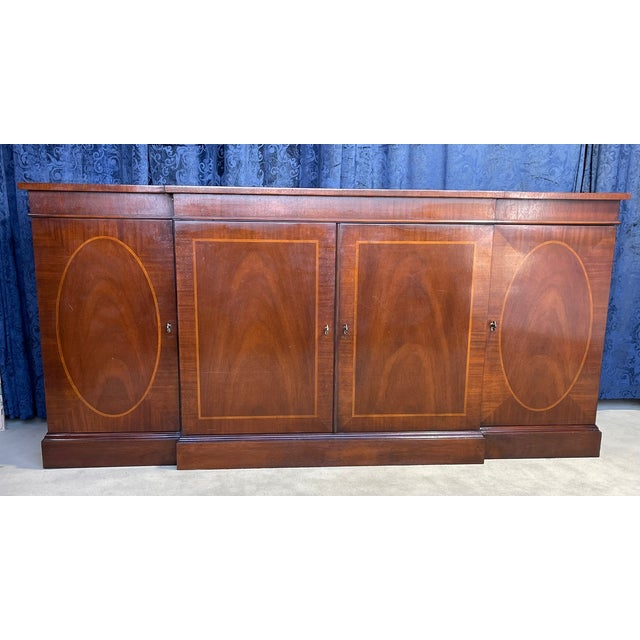 American 1990s Baker Historic Charleston Adaptation Sideboard For Sale - Image 3 of 14