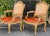 Burnt Orange Antique 18th Century Style Venetian Orange Leather Arm Chair For Sale - Image 8 of 10