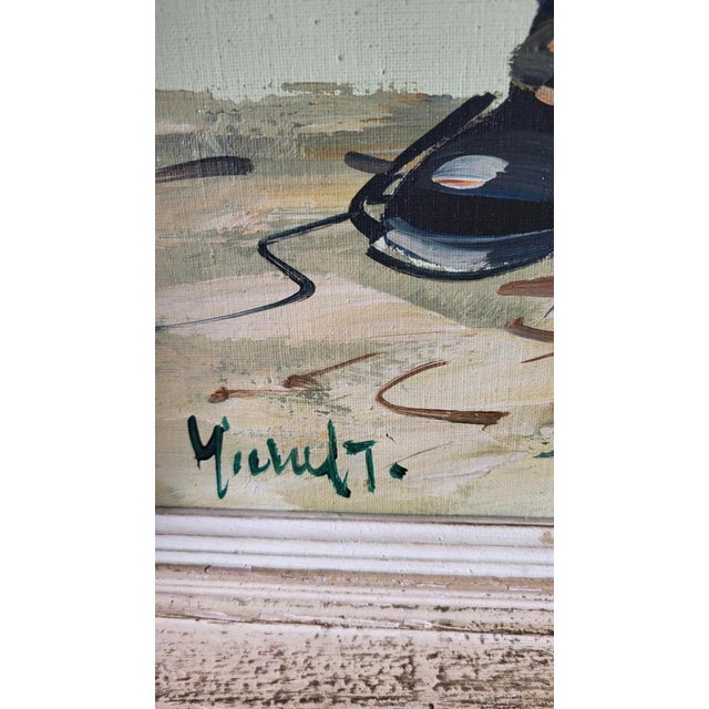 Michel Thomas, Children of Paris, 1970s, Oil on Canvas For Sale - Image 6 of 14