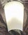 Metal Vintage Wall Lamp with Flat White Glass Shade on Metal Mount, 2000s For Sale - Image 7 of 7