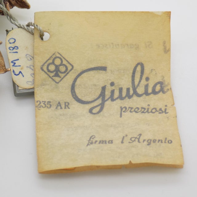 Vintage Italian Handmade Sterling Silver 925 & Copper Goblin Figurine from Giulia Preziosi, 1970s For Sale - Image 10 of 13