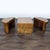 This unique Frontgate coffee table set features a beautiful burl wood finish and a versatile modular design. The oval...