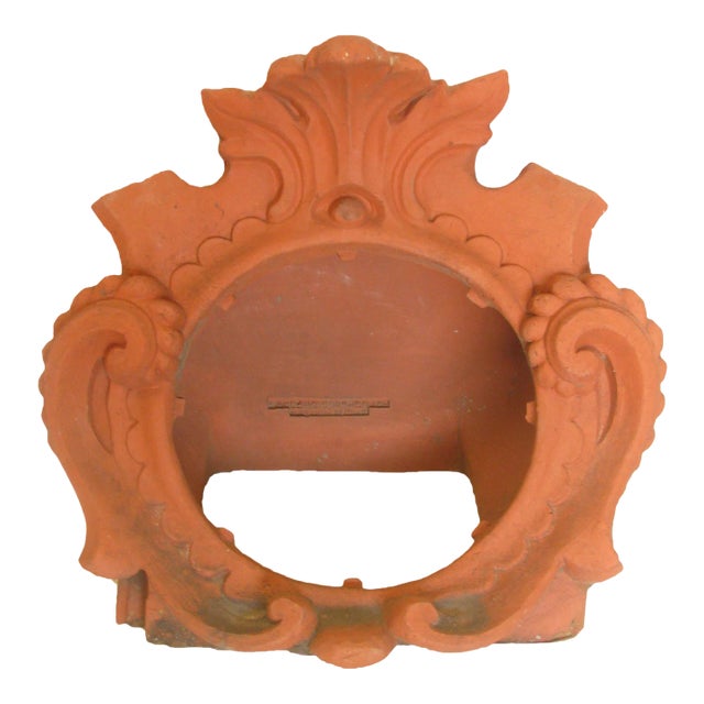 Antique French Terracotta Architectural Salvage Element For Sale