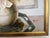 Vintage Ramon Textured Floral Still Life Painting Lilies Framed Canvas Art For Sale - Image 11 of 12