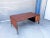 1960s 1960s Mid Century Walnut and Metal Executive Desk Styled After Knoll For Sale - Image 5 of 12