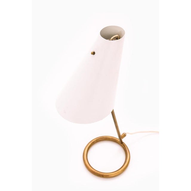 Table Lamps in Brass, Lacquer, and Metal from Hans-Agne Jakobsson, 1950s, Set of 2 For Sale - Image 4 of 9