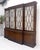 Wood Large 8' Wide Mahogany Two Part individual Glass Panels Breakfront MINT For Sale - Image 7 of 12