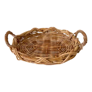 Wicker Oval Breakfast Tray