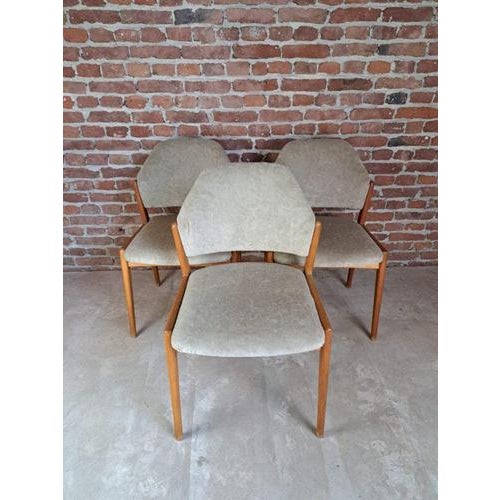 Vintage Danish Teak Chairs, 1960s, Set of 3 For Sale - Image 4 of 5
