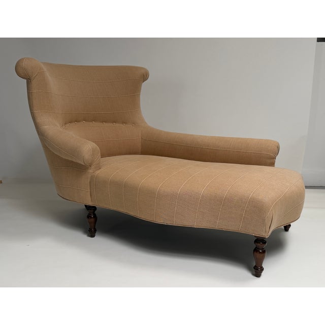Our Classic Garonne chaise lounge has five Napoleon III style turned wooden legs. From every angle, you see its...