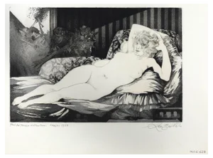 Leo Guida, La Maja, Original Etching, 1973