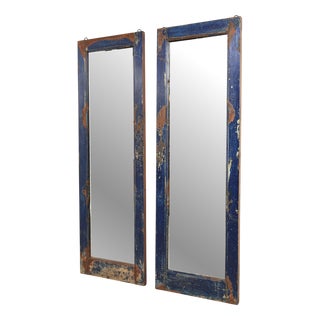 Vintage Wooden Mirror, 1950s For Sale