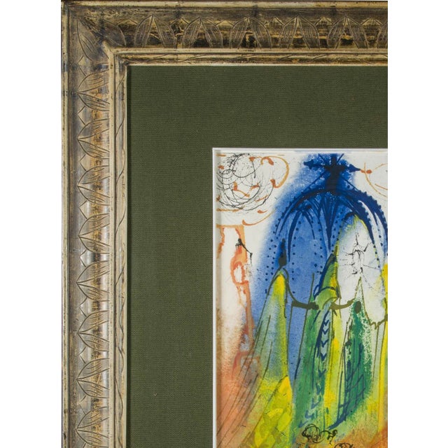 Paper Salvador Dalí­, Abstract Composition, 1975, Silkscreen, Framed For Sale - Image 7 of 9