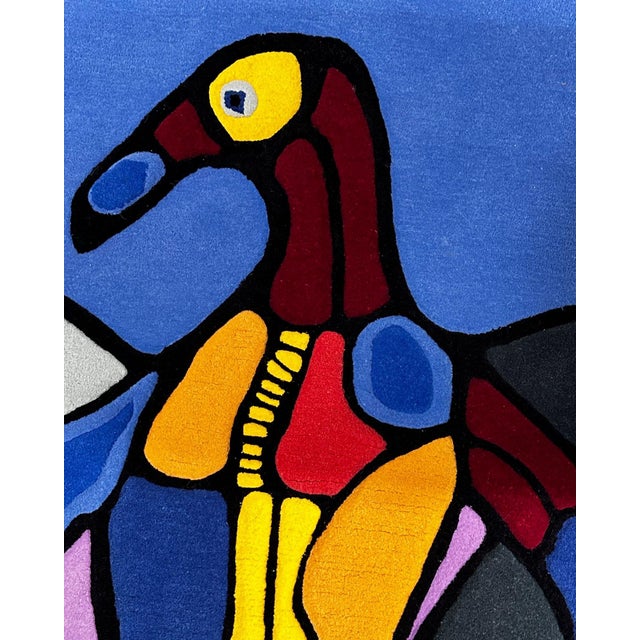 Norval Morrisseau "Astral Thunderbird" Wall Hanging Tapestry Signed on verso, 1 of 15, 1970 Tapestry has signature in...