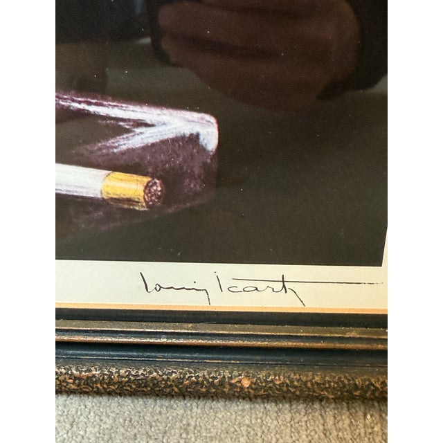 Printmaking Materials Louis Icart "Illusion" Signed Print, Framed For Sale - Image 7 of 12