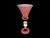 Glass Venetian Tipetto Goblet in Murano Glass from Manifattura Di Murano, 1970s For Sale - Image 7 of 12