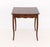 French Provincial Style Oak Lamp Table, with two drawers above cabriole legs. 27" H x 25.5" W x 28.25" D. Provenance: An...