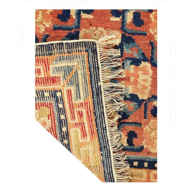 Traditional Pasargad DC Antique 18th Century Chinese Ningxia Rug For Sale - Image 3 of 3
