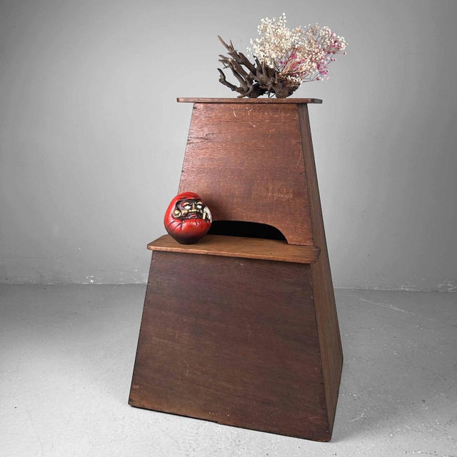 Fumidai Wooden Stepping Stool, 1920s For Sale - Image 3 of 12