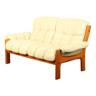 1970s Vintage Ekornes "Montana" Loveseat, Norway For Sale