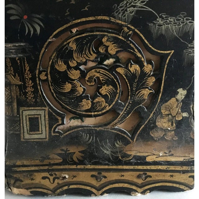 Early 19th Century Regency Chinoiserie Papier-Mâché Jardiniere For Sale - Image 5 of 8