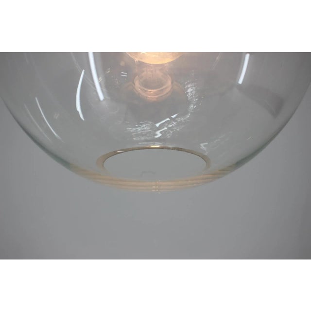 Metal Mid-Century Pendant Lamp from Kamenický Šenov, 1970s For Sale - Image 7 of 8