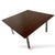 Low Mid-Century Square Coffee Table with Rosewood Top and Chrome Legs For Sale - Image 5 of 9