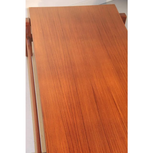 Brown Coffee Table from Tecnosalotto, 1960 For Sale - Image 8 of 12