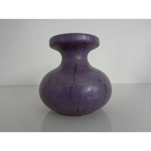 Black Purple Ceramic Vase from Jopeko, Germany, 1970s For Sale - Image 8 of 18