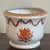 Offering a lovely mid-20th century Chinoiserie-style porcelain cachepot with a crisp white base glaze and beautifully hand...