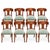 Mid Century Style Solid Walnut Klismos Dining Chairs. Set of 8 For Sale In San Diego - Image 6 of 6
