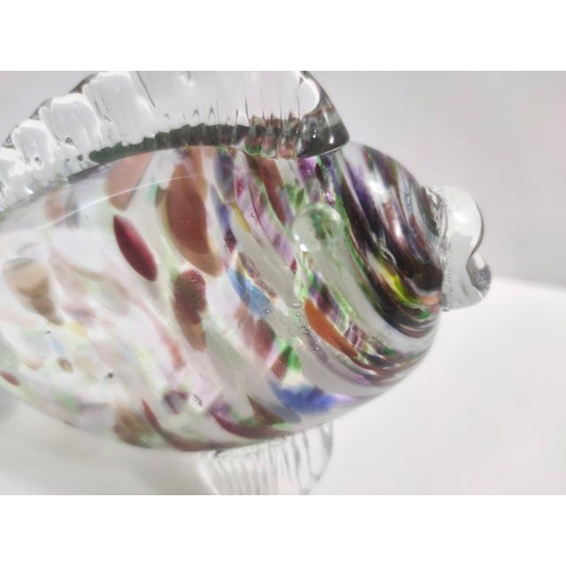 Vintage Murano Glass Fish Figurine attributed to Fratelli Toso, Italy, 1950s For Sale - Image 13 of 14