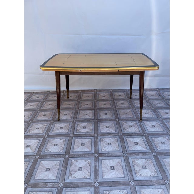 Unique Rockabilly Coffee Table This rockabilly-style coffee table features a unique design with a distinctive top and...