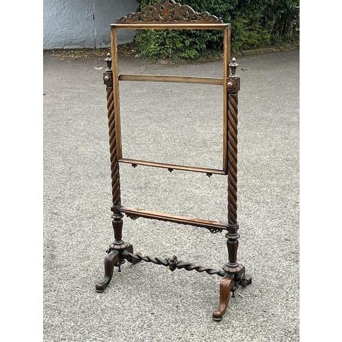 Antique Mahogany Embroidery/ Tapestry Stand. Superb Quality indeed. Ready for a tapestry to go in the rise and fall frame....