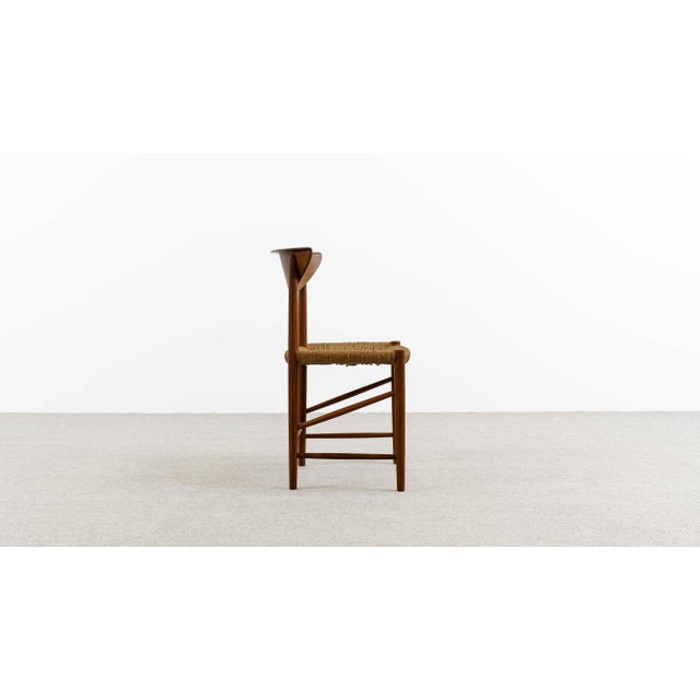 Søborg Møbelfabrik Model 316 Chair in Teak by Peter Hvidt & Orla Molgaard-Nielsen for Søborg Møbelfabrik, 1950s For Sale - Image 4 of 18