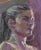 Sara's Morning by Lisa Fricker | Pastel On Sandpaper Portrait of a woman in profile For Sale - Image 4 of 5